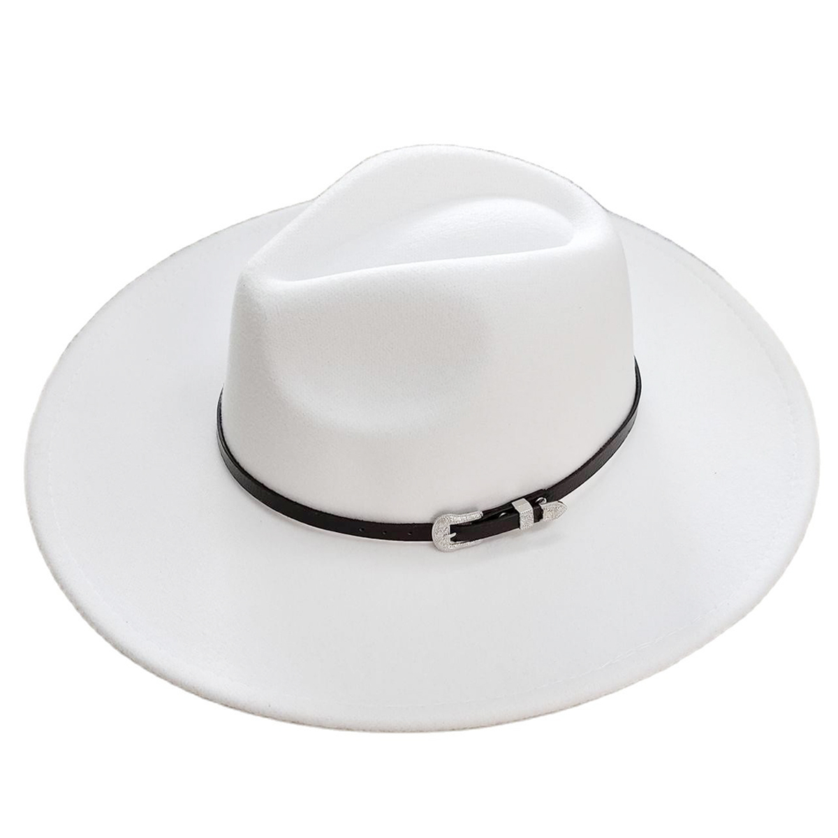 Fedora Hat Wool - CLASSIC Felt Fedora หมวกสําหรับผู้ชายผู้หญิงสไตล์วินเทจอังกฤษหมวกทองเข็มขัดอุปกรณ์เสริมปานามาแจ๊สหมวกปีกใหญ่ฤดูใบไม้ร่วงฤดูหนาว