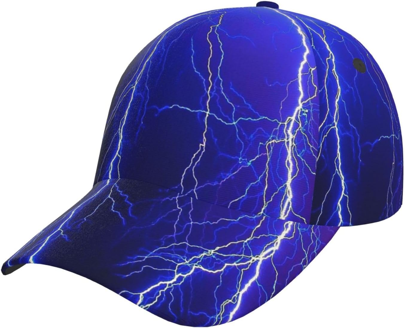 Golf Cap Dad - Lightning Thunder Storm Mens เบสบอลหมวกหมวกตลกหมวกหมวกกอล์ฟ COZY