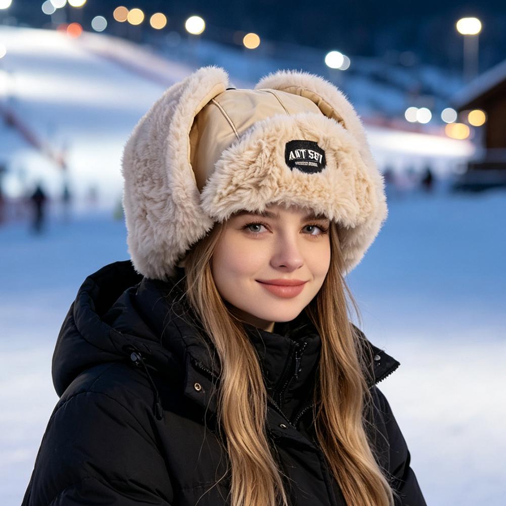 หมวกกันหนาวบุขนเฟอร์เทียมพร้อม - Winter Trapper Hat บทวิจารณ์และราคา