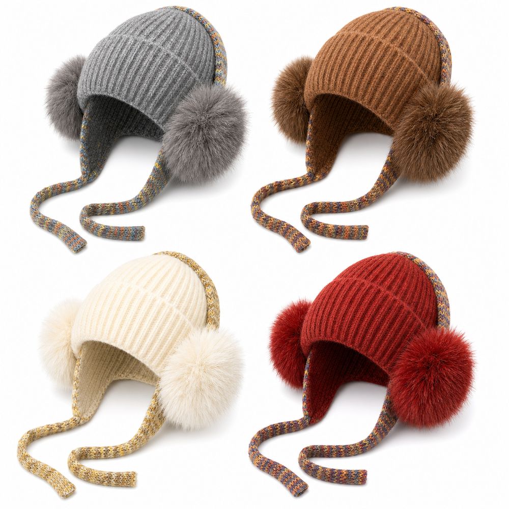 หมวกบีนนี่ไหมพรมแบบมีที่ปิดหูบ - Beanie Cuffed Knit บทวิจารณ์และราคา