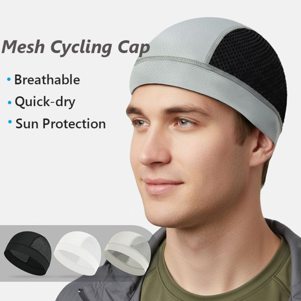 หมวกบีนนี่ตาข่ายบางเบา ระบายอา - Skull Cap Helmet Liner บทวิจารณ์และราคา