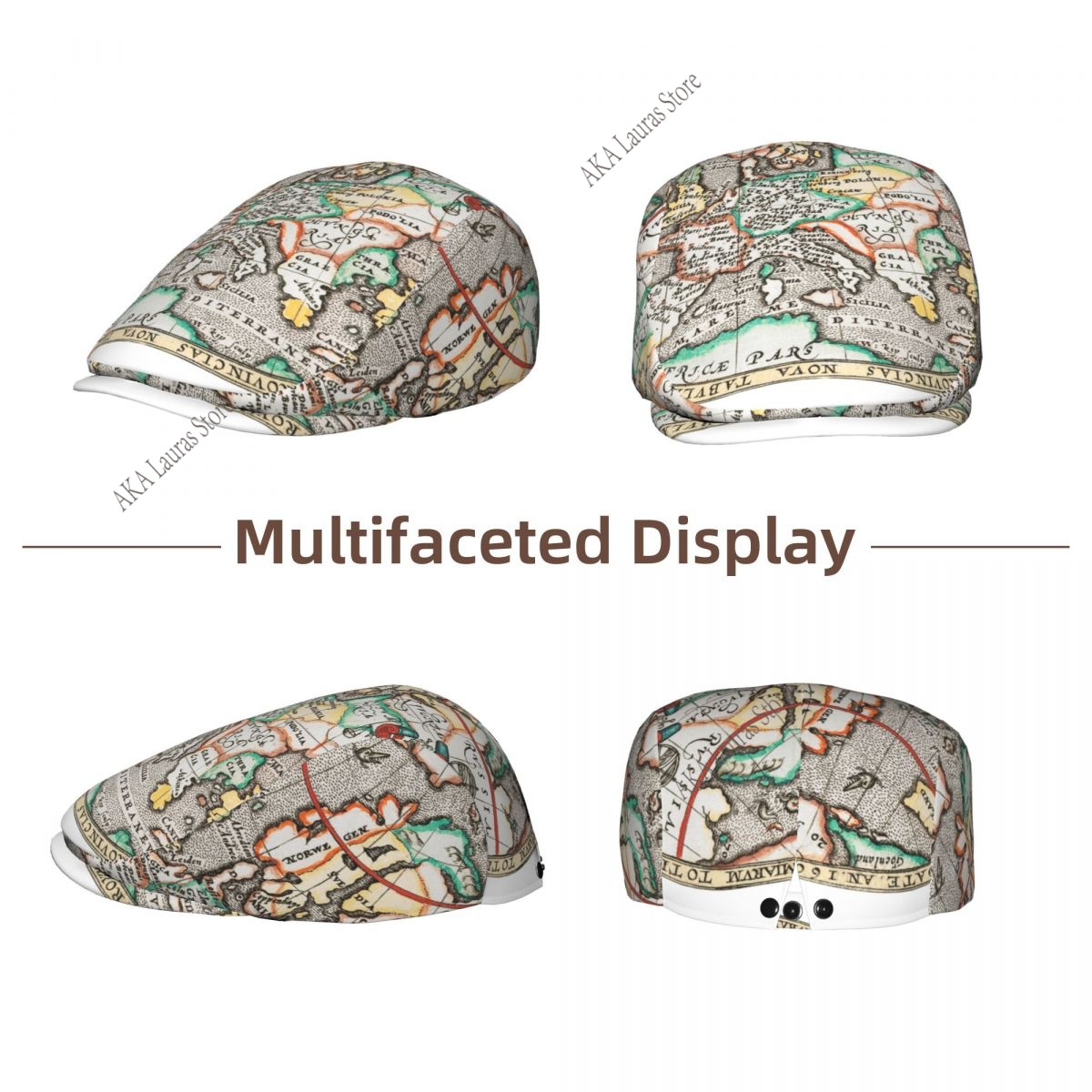 หมวกทรงนักข่าว หมวกทรงแปดเหลี่ - Newsboy Cap Ivy บทวิจารณ์และราคา