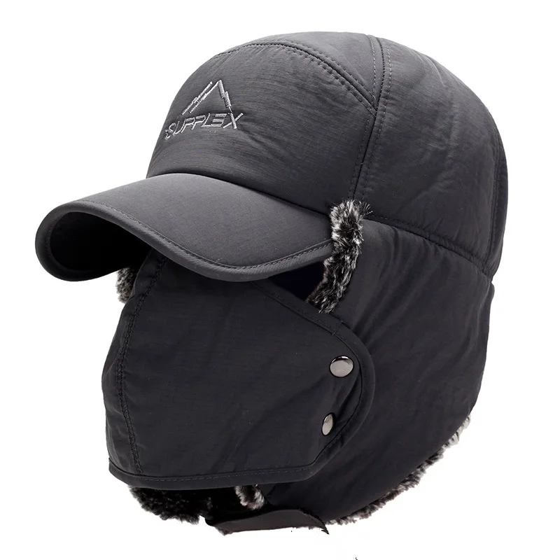 หมวกกันหนาวขนเฟอร์กันลมสำหรับผ - Winter Trapper Hat บทวิจารณ์และราคา