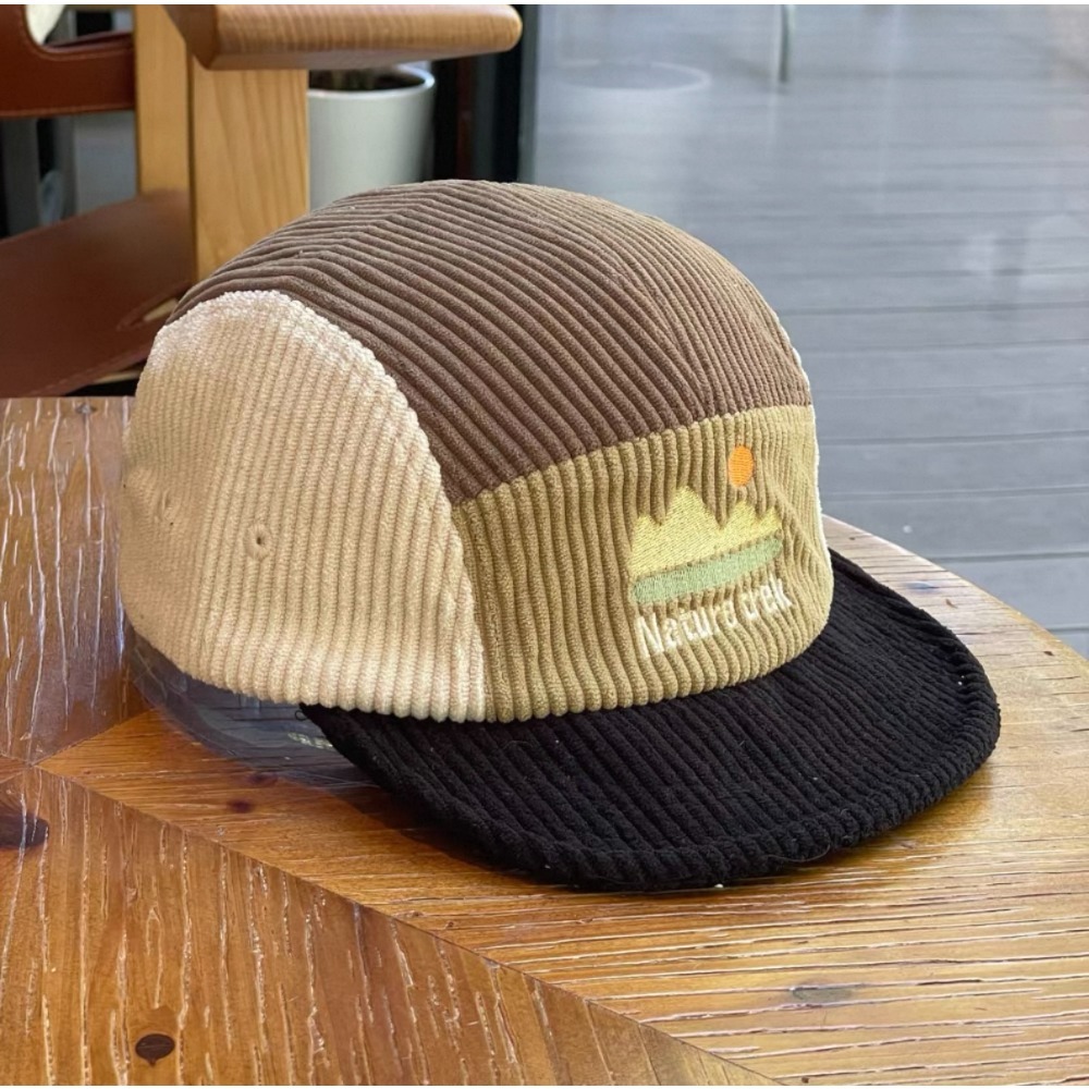 หมวกแก๊ป 5 แผง ปีกสั้น สำหรับผ - Corduroy Cap 5 Panel บทวิจารณ์และราคา