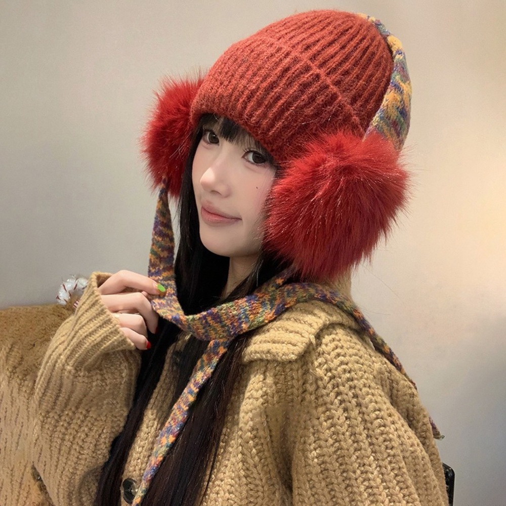 หมวกไหมพรมแบบมีที่ปิดหู สไตล์เ - Beanie Cuffed Knit บทวิจารณ์และราคา