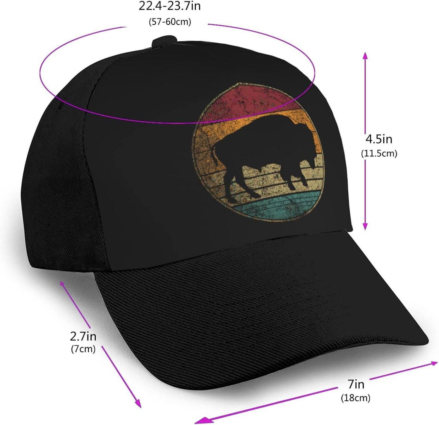 หมวกเบสบอลวินเทจสไตล์เรโทรลายค - Golf Cap Dad บทวิจารณ์และราคา