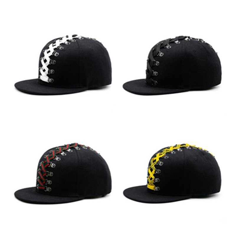 หมวกฮิปฮอปสไตล์พังก์แบบใหม่ หม - Snapback Hat Flat บทวิจารณ์และราคา