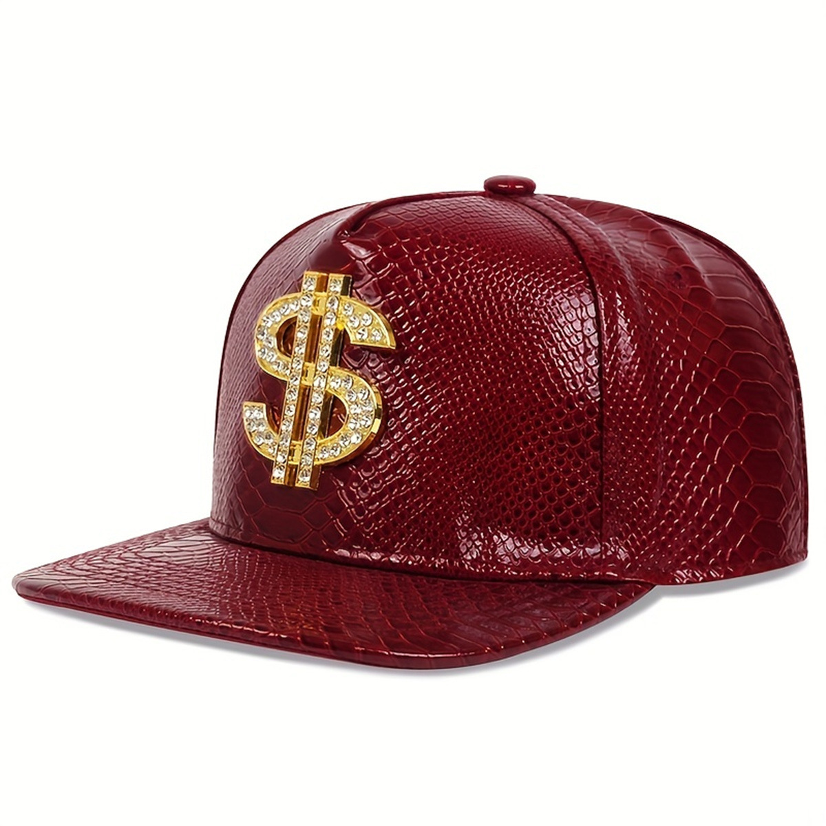 หนังลายโลหะ หมวกเบสบอล ผู้ชาย  - Baseball Cap Structured บทวิจารณ์และราคา