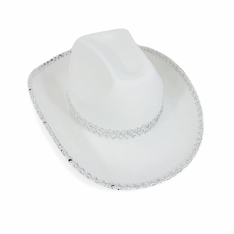 ผู้หญิงผู้ชายเลื่อม Cowgirl หม - Sun Hat Wide Brim บทวิจารณ์และราคา