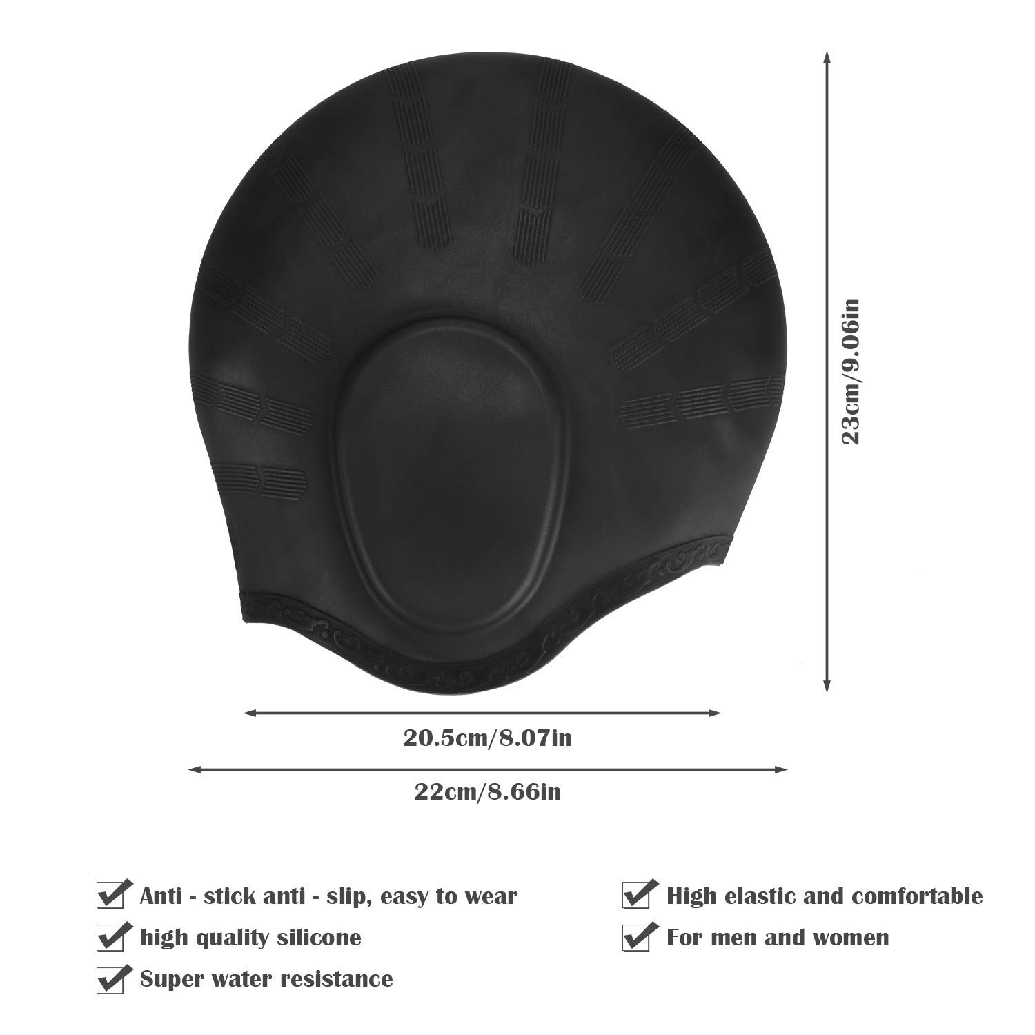 ผู้ใหญ่หมวกว่ายน้ํายืดหยุ่นสูง - Swim Hat Silicone บทวิจารณ์และราคา