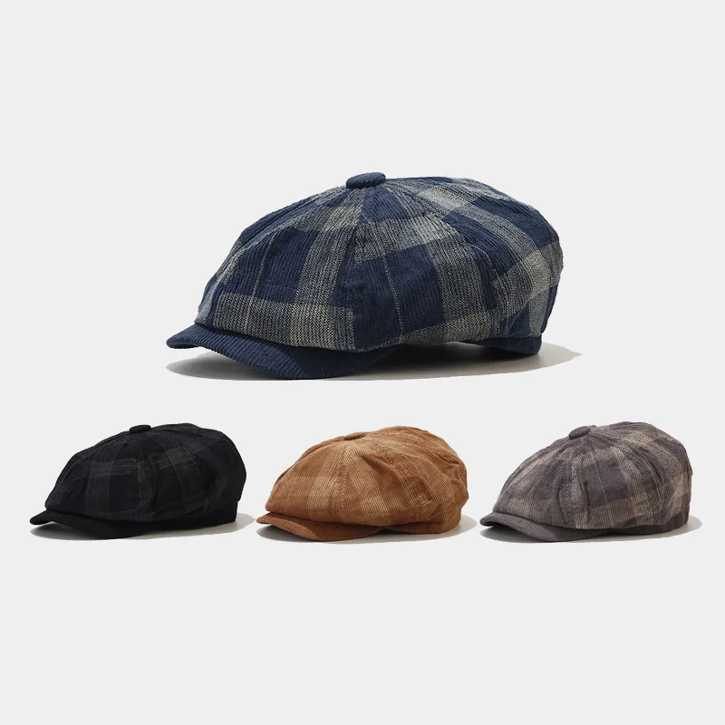 Corduroy ผู้ชายผู้หญิงเยาวชนเด - Newsboy Cap Ivy บทวิจารณ์และราคา