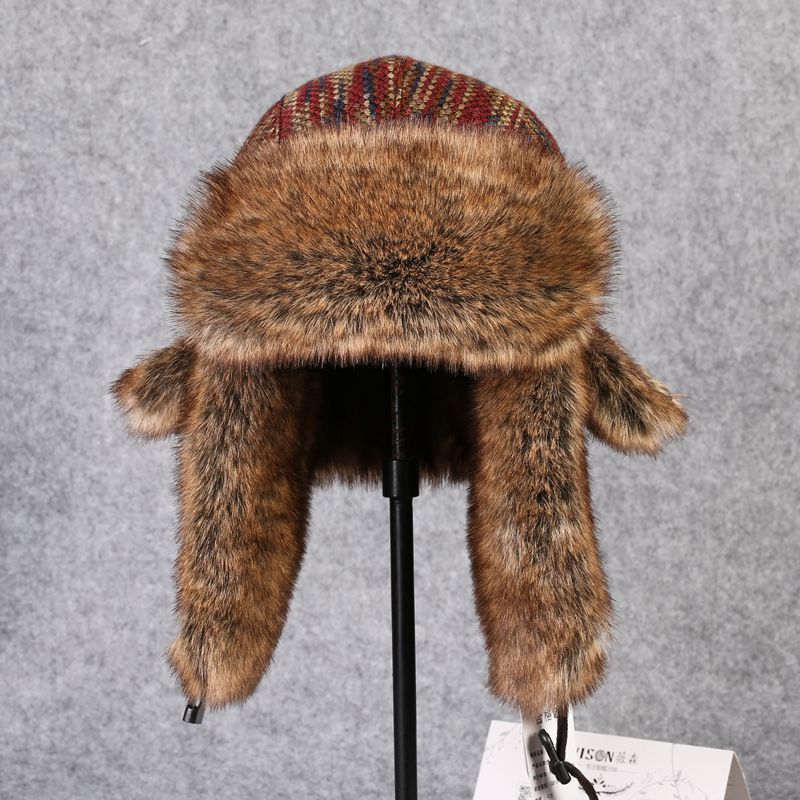 B-8433 Man BomberหมวกRexกระต่า - Winter Trapper Hat บทวิจารณ์และราคา