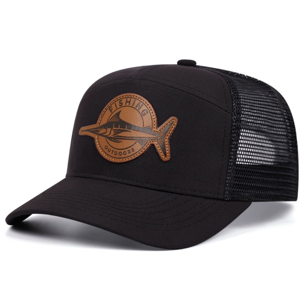 หมวกตกปลาลายฉลามฤดูร้อน หมวกเบ - Trucker Cap Mesh บทวิจารณ์และราคา