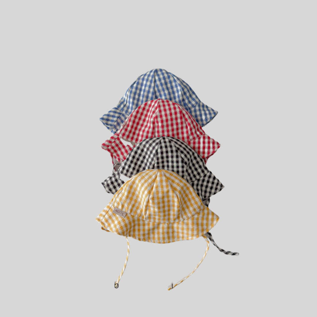 Ins สไตล์ลายสก๊อตหมวกเด็กฤดูใบ - Bucket Hat Cotton บทวิจารณ์และราคา